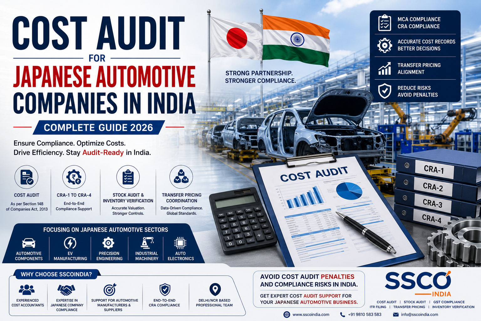 Cost Audit For Japanese Automotive Companies In India